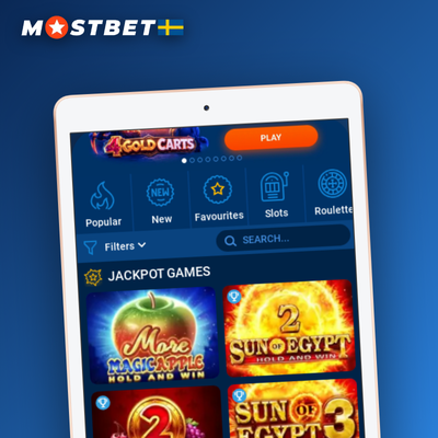 Mostbet Casino bonus ger 125% på din första insättning upp till 34 000 SEK