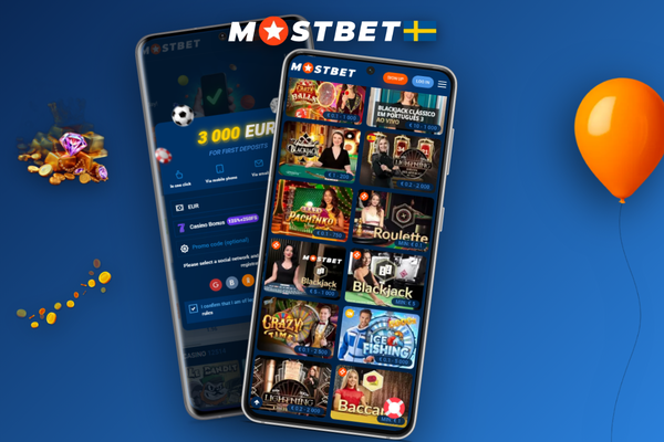 Skapa konto på Mostbet mobil och ange bonus vid registrering med koden BETBONUS125